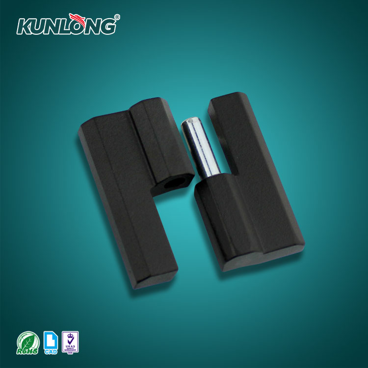 SK2-093 KUNLONG Black Powder - Bisagra de puerta desmontable, aleación