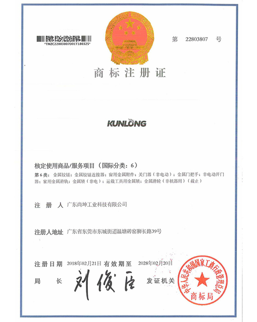 KUNLONG 带 龙头 商标 (bisagra de la puerta, pestillo de extracción, pestillo de la puerta, bloqueo de la manija, pestillo de compresión)