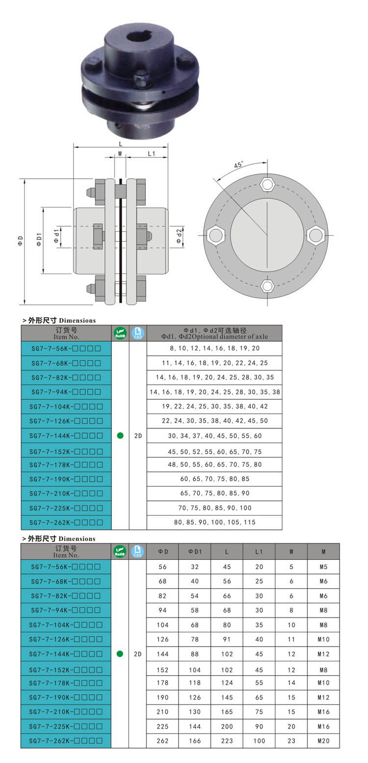 SG7-7 尺寸 (1) - bisagra de la puerta, pestillo de extracci&oacute;n, pestillo de la puerta, bloqueo de la manija, pestillo de compresi&oacute;n