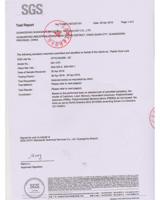 尼龙 环保 证明 -certificado