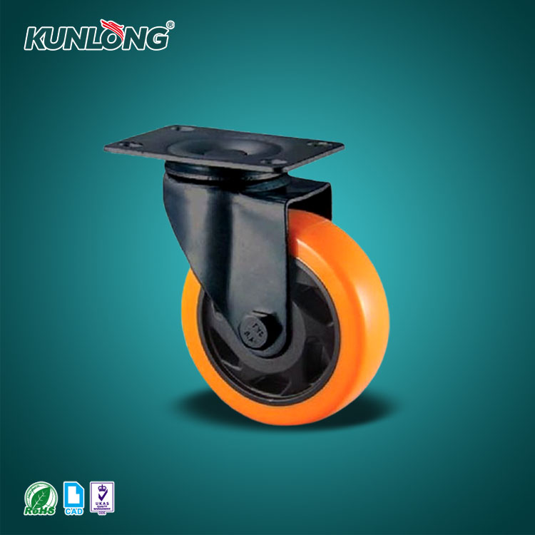 SK6-Z75108P Rueda giratoria de trabajo pesado KUNLONG