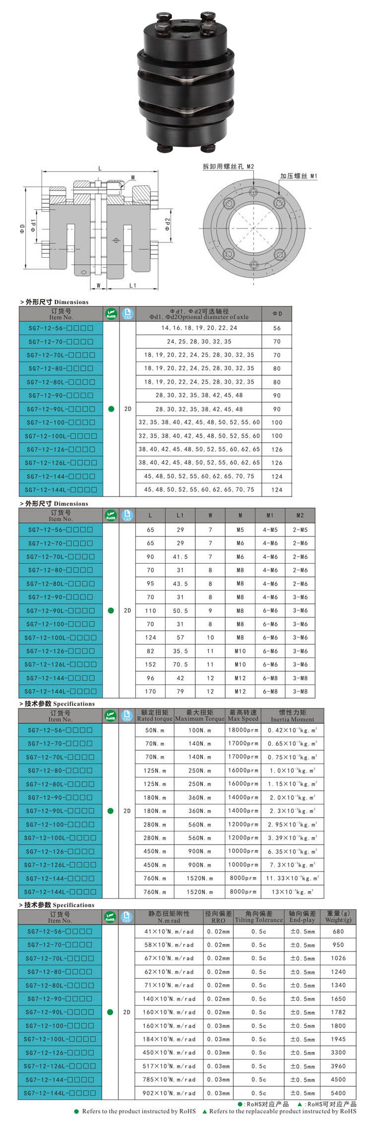 SG7-12-56 h - bisagra de la puerta, pestillo de tiro, pestillo de la puerta, bloqueo de la manija, pestillo de compresi&oacute;n