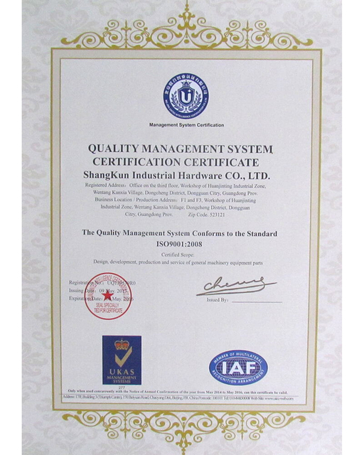 ISO c -certificado