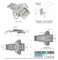 SK3-045 KUNLONG Industrial Butterfly Draw Latch