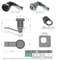 SK1-016 KUNLONG Industrial Cam Lock
